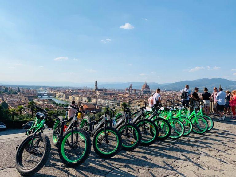 Florence: E-Bike Tour with Michelangelo Square